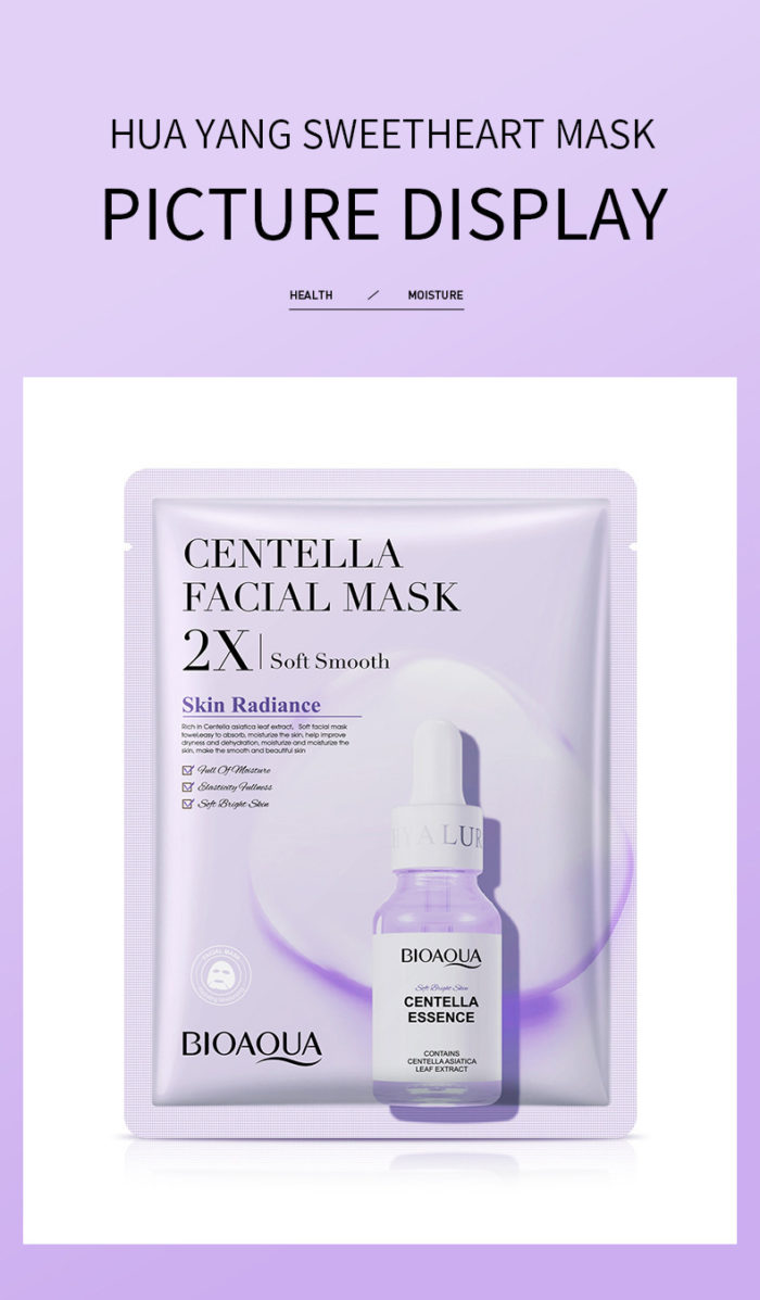 Centella gezichtsmasker voor een stralende huid