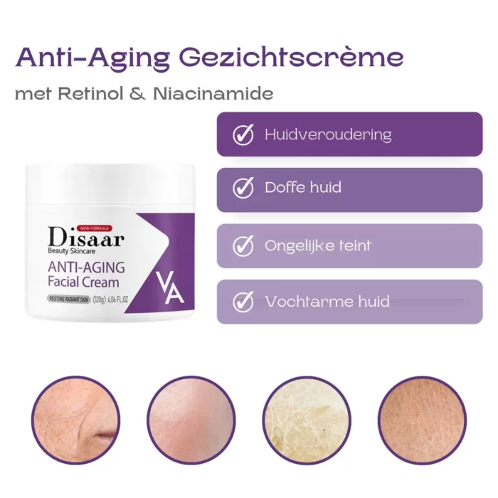 Anti-Aging Gezichtscrème met Retinol & Niacinamide product foto detail